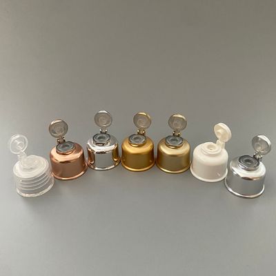 24mm Plastic Cap Gold Silver Plastic-Aluminum Cover Cosmetic Bottle Caps with AL701