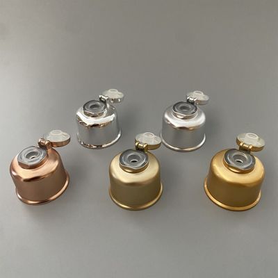 24mm Plastic Cap Gold Silver Plastic-Aluminum Cover Cosmetic Bottle Caps with AL701