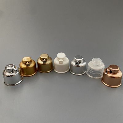 24mm Plastic Cap Gold Silver Plastic-Aluminum Cover Cosmetic Bottle Caps with AL701