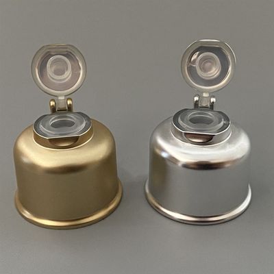 24mm Plastic Cap Gold Silver Plastic-Aluminum Cover Cosmetic Bottle Caps with AL701