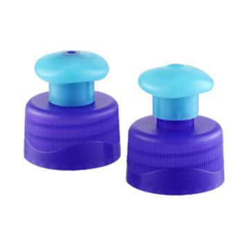 28mm 24mm Plastic Screw Push Pull Cap in Colors Suitable for Various Applications