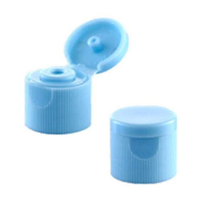 Customized Request Option 28mm PP Plastic Ribbed Flip Top Cap for Hand Santizer Lid