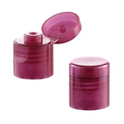 Customized Request Option 28mm PP Plastic Ribbed Flip Top Cap for Hand Santizer Lid