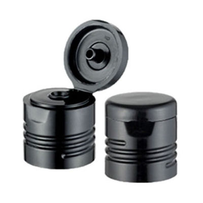 Customized Request Option 28mm PP Plastic Ribbed Flip Top Cap for Hand Santizer Lid