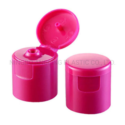 Yuyao Cheaper 24410 Ribbed Plastic Flip Top Cap in Colors Customized Request Customization
