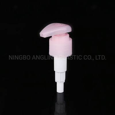 24/410 Pink Ribbed Lotion Pump 2cc 4cc Capacity for Liquid Dispenser Hot Promotion