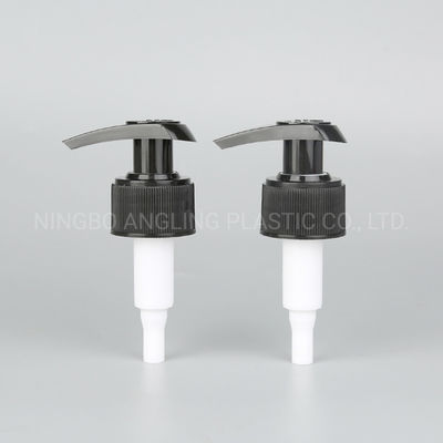 28/410 Left Right Locked Plastic Lotion Pump in Black for Professional Applications