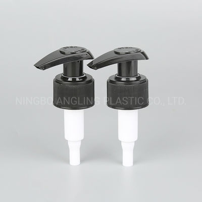 28/410 Left Right Locked Plastic Lotion Pump in Black for Professional Applications