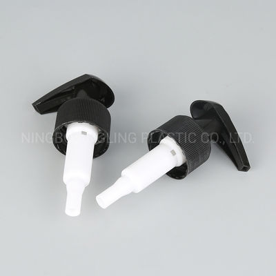 28/410 Left Right Locked Plastic Lotion Pump in Black for Professional Applications
