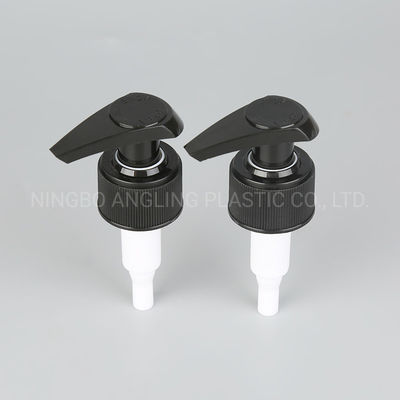 28/410 Left Right Locked Plastic Lotion Pump in Black for Professional Applications