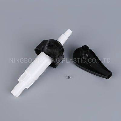 33/410 Lotion Ribbed Closure with Tube in Black Pump Customization Customized Request