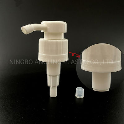Customization Option Plastic Pump for 28/410 Shampoo Pump in White Customizable