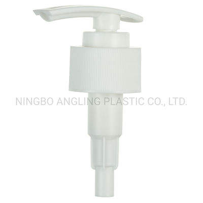 Customizable 28/410 White Plastic Ribbed Closure Lotion Pump with ISO Certification