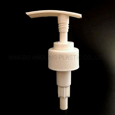 Customizable 28/410 White Plastic Ribbed Closure Lotion Pump with ISO Certification