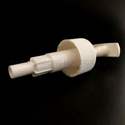 Customizable 28/410 White Plastic Ribbed Closure Lotion Pump with ISO Certification