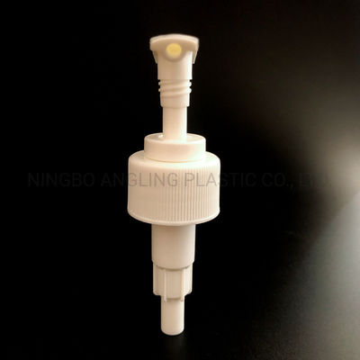Customizable 28/410 White Plastic Ribbed Closure Lotion Pump with ISO Certification