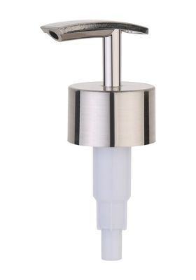 Silver Plastic Hand Liquid Soap Bottle Dispenser Lotion Pump 28410 for Samples Request