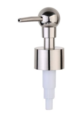 Silver Plastic Hand Liquid Soap Bottle Dispenser Lotion Pump 28410 for Samples Request