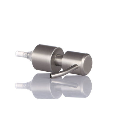 Shiny Sliver Aluminum 28/410 Lotion Pump for PP Bottles Durable and Stylish Design