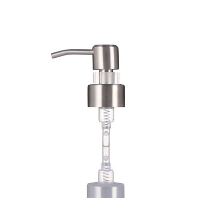 Shiny Sliver Aluminum 28/410 Lotion Pump for PP Bottles Durable and Stylish Design