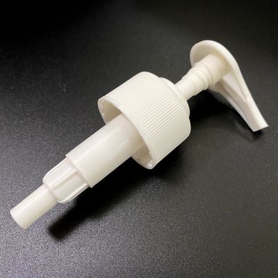 White 28mm Lotion Pump Leaf Molding for Shampoo Bottle Plastic Hand Liquid Dispenser