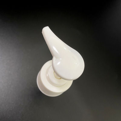 White 28mm Lotion Pump Leaf Molding for Shampoo Bottle Plastic Hand Liquid Dispenser