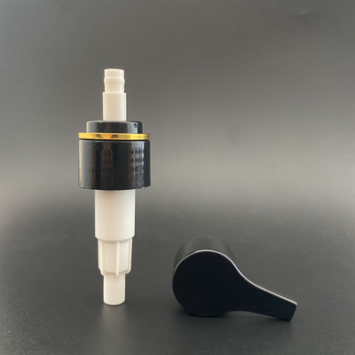 2cc 4cc Output Ribbed Screw Cap Lotion Dispenser Pump for White Shampoo and Body Wash