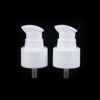 ISO Certified 24mm Cream Pump for Treatment Disposable and PP Over Cap