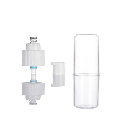White Full Cap Cream Pump Treatment Pump for 20/410 Cosmetic Bottles