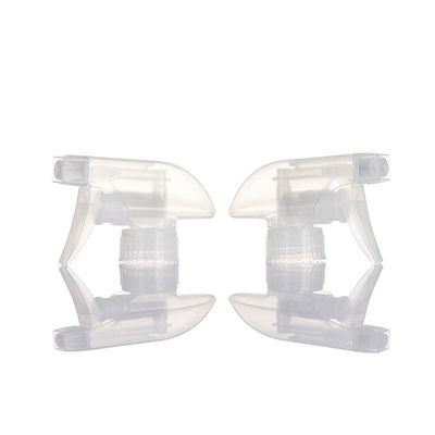 All Plastic 28mm Size Transparent Trigger Sprayer with Customized Request 50X38X40CM