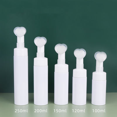 Customizable Heart Shape Pump Facial Cleanser Foam Bottle 100ml 120ml 150ml 200ml 250ml