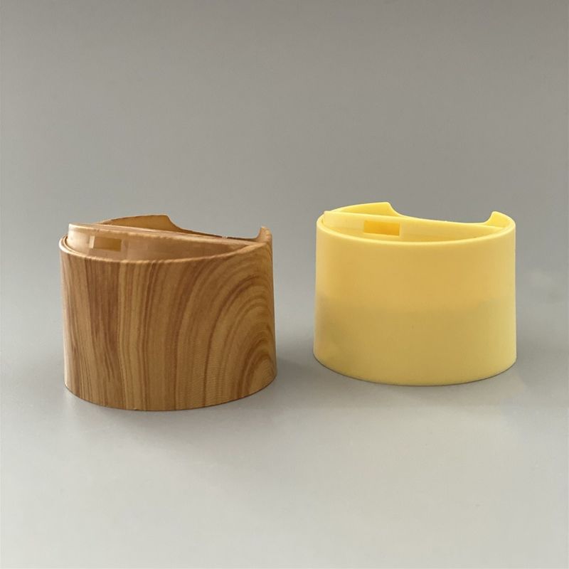 Samples US 0.06/Piece 24/410 Wood Disc Cap Disc Top Cap Press Cap for Shampoo Bottle