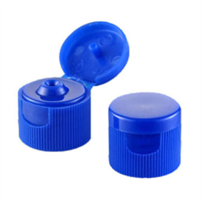 Customized Request Option 28mm PP Plastic Ribbed Flip Top Cap for Hand Santizer Lid