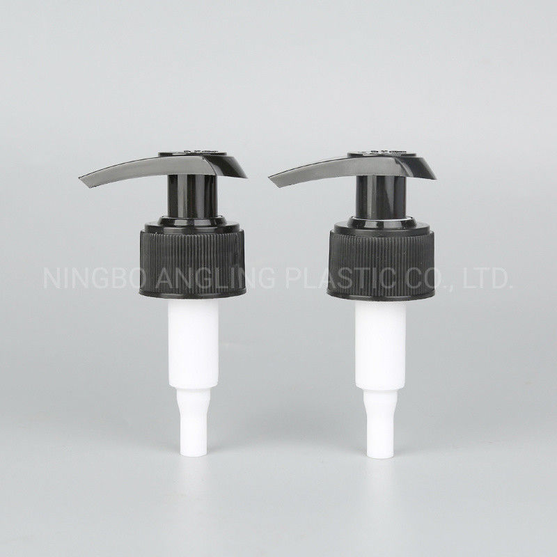 28/410 Left Right Locked Plastic Lotion Pump in Black for Professional Applications