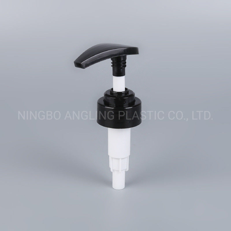 33/410 Lotion Ribbed Closure with Tube in Black Pump Customization Customized Request